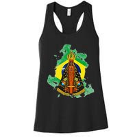 Our Lady of Aparecida Patron Saint of Brazil Women's Racerback Tank