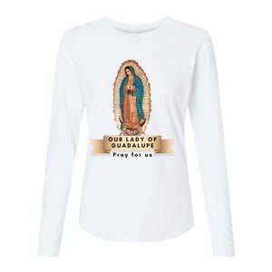 Our Lady Of Guadalupe Mary Catholic Religious Gift Womens Cotton Relaxed Long Sleeve T-Shirt