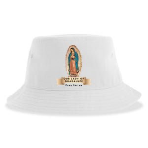 Our Lady Of Guadalupe Mary Catholic Religious Gift Sustainable Bucket Hat