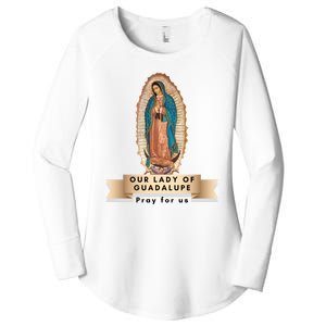 Our Lady Of Guadalupe Mary Catholic Religious Gift Women's Perfect Tri Tunic Long Sleeve Shirt