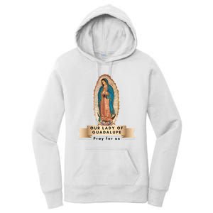 Our Lady Of Guadalupe Mary Catholic Religious Gift Women's Pullover Hoodie