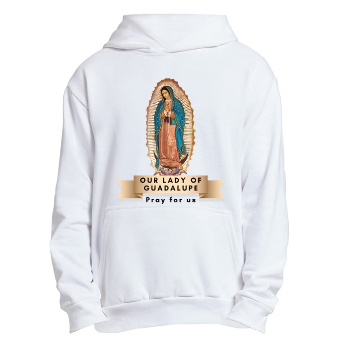 Our Lady Of Guadalupe Mary Catholic Religious Gift Urban Pullover Hoodie