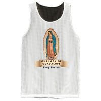 Our Lady Of Guadalupe Mary Catholic Religious Gift Mesh Reversible Basketball Jersey Tank