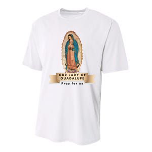 Our Lady Of Guadalupe Mary Catholic Religious Gift Performance Sprint T-Shirt