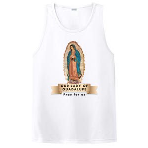 Our Lady Of Guadalupe Mary Catholic Religious Gift PosiCharge Competitor Tank