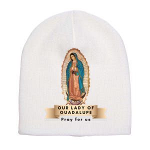 Our Lady Of Guadalupe Mary Catholic Religious Gift Short Acrylic Beanie