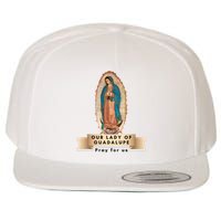 Our Lady Of Guadalupe Mary Catholic Religious Gift Wool Snapback Cap