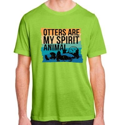 O.tter Lover O.tter Spirit Animal Funny Otter Otter  Adult ChromaSoft Performance T-Shirt