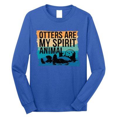 O.tter Lover O.tter Spirit Animal Funny Otter Otter  Long Sleeve Shirt