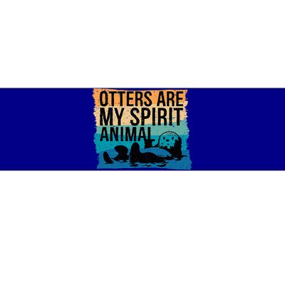 O.tter Lover O.tter Spirit Animal Funny Otter Otter  Bumper Sticker