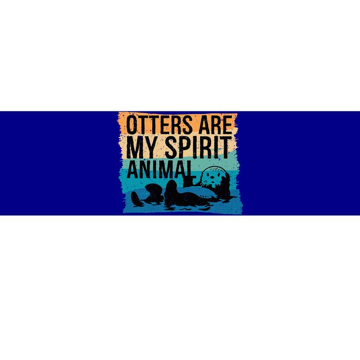 O.tter Lover O.tter Spirit Animal Funny Otter Otter  Bumper Sticker