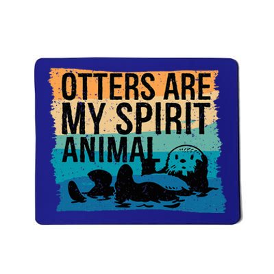 O.tter Lover O.tter Spirit Animal Funny Otter Otter  Mousepad