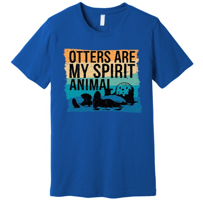 O.tter Lover O.tter Spirit Animal Funny Otter Otter  Premium T-Shirt