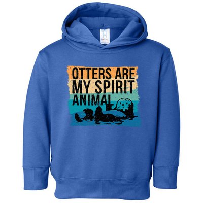 O.tter Lover O.tter Spirit Animal Funny Otter Otter  Toddler Hoodie