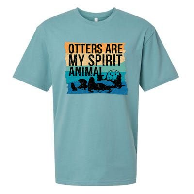 O.tter Lover O.tter Spirit Animal Funny Otter Otter  Sueded Cloud Jersey T-Shirt