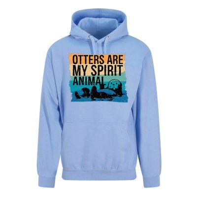 O.tter Lover O.tter Spirit Animal Funny Otter Otter  Unisex Surf Hoodie