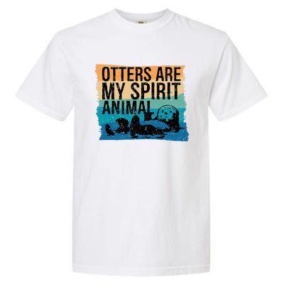 O.tter Lover O.tter Spirit Animal Funny Otter Otter  Garment-Dyed Heavyweight T-Shirt