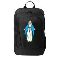 Our Lady Of Grace Virgen De La Medalla Milagrosa City Backpack