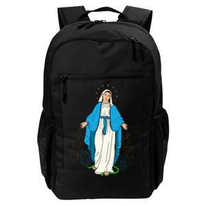 Our Lady Of Grace Virgen De La Medalla Milagrosa Daily Commute Backpack