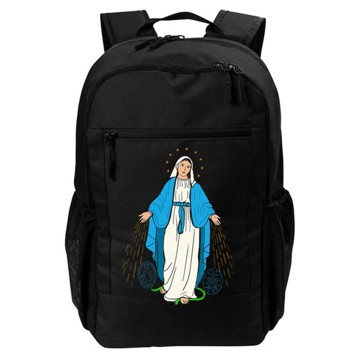 Our Lady Of Grace Virgen De La Medalla Milagrosa Daily Commute Backpack