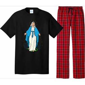 Our Lady Of Grace Virgen De La Medalla Milagrosa Pajama Set