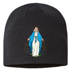 Our Lady Of Grace Virgen De La Medalla Milagrosa Sustainable Beanie