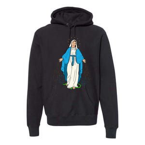 Our Lady Of Grace Virgen De La Medalla Milagrosa Premium Hoodie