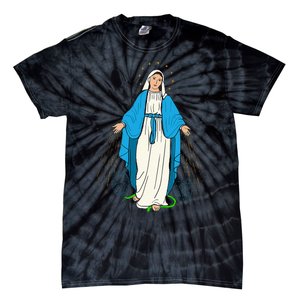 Our Lady Of Grace Virgen De La Medalla Milagrosa Tie-Dye T-Shirt