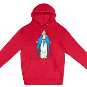 Our Lady Of Grace Virgen De La Medalla Milagrosa Premium Pullover Hoodie