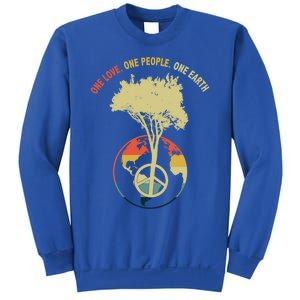 One Love One People One Earth Save Earth Happy Earth Day Gift Sweatshirt