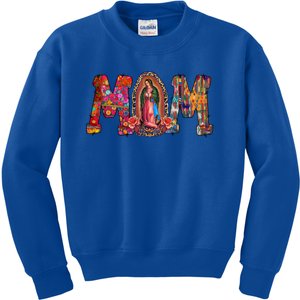 Our Lady Of Guadalupe Catholic Virgin Mary Mexican Mom Gift Kids Sweatshirt