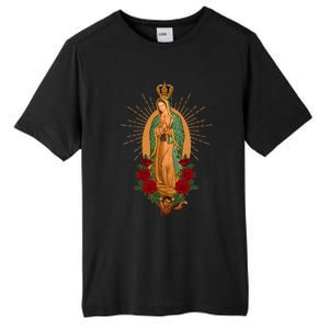 Our Lady Of Guadalupe Virgen De Guadalupe Virgin Mary Linda Tall Fusion ChromaSoft Performance T-Shirt