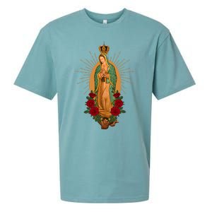 Our Lady Of Guadalupe Virgen De Guadalupe Virgin Mary Linda Sueded Cloud Jersey T-Shirt