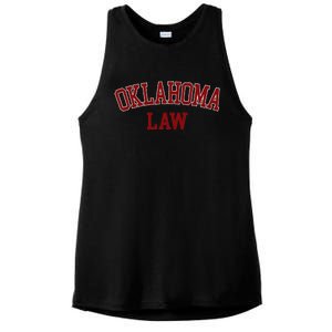 Oklahoma Law Oklahoma Bar Graduate Gift Lawyer Ladies PosiCharge Tri-Blend Wicking Tank