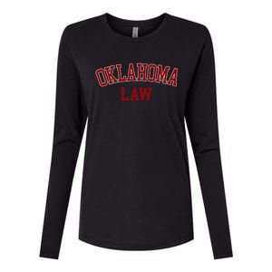 Oklahoma Law Oklahoma Bar Graduate Gift Lawyer Womens Cotton Relaxed Long Sleeve T-Shirt