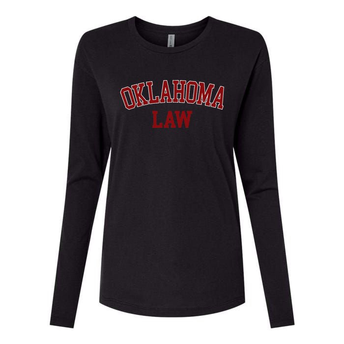 Oklahoma Law Oklahoma Bar Graduate Gift Lawyer Womens Cotton Relaxed Long Sleeve T-Shirt