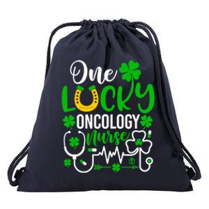 One Lucky Oncology Nurse Gift Funny St Patricks Day Cute Gift Drawstring Bag