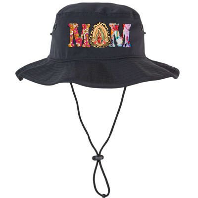 Our Lady of Guadalupe Saint Virgin Mary Mexican Mom Madre Legacy Cool Fit Booney Bucket Hat