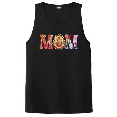 Our Lady of Guadalupe Saint Virgin Mary Mexican Mom Madre PosiCharge Competitor Tank