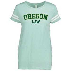 Oregon Law Oregon Bar Graduate Gift Lawyer College Enza Ladies Jersey Football T-Shirt