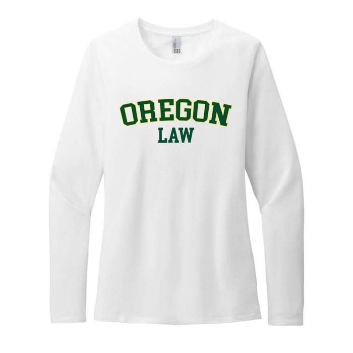 Oregon Law Oregon Bar Graduate Gift Lawyer College Womens CVC Long Sleeve Shirt