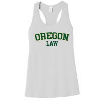 Oregon Law Oregon Bar Graduate Gift Lawyer College Women's Racerback Tank