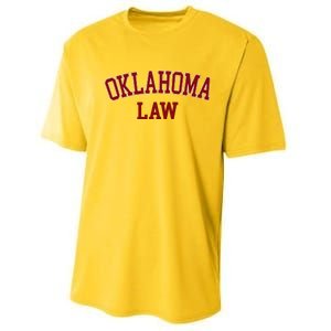 Oklahoma Law Oklahoma Bar Graduate Performance Sprint T-Shirt