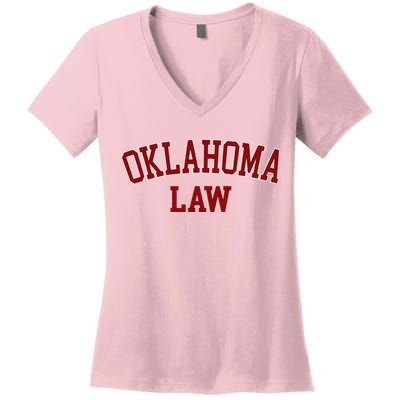 Oklahoma Law Oklahoma Bar Graduate Women's V-Neck T-Shirt