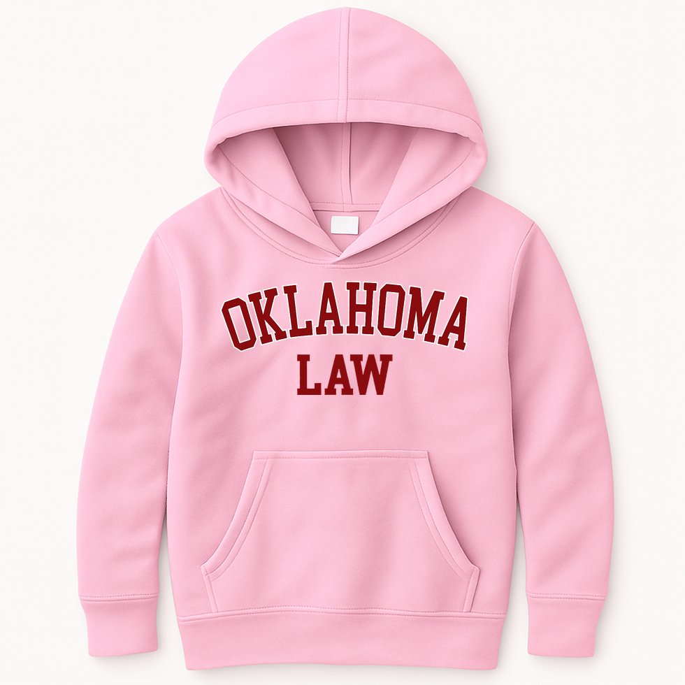 Oklahoma Law Oklahoma Bar Graduate Kids Hoodie