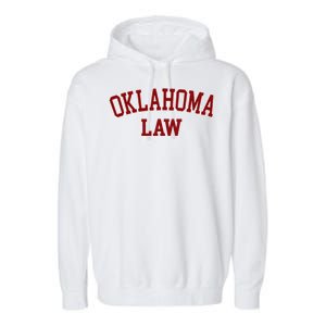 Oklahoma Law Oklahoma Bar Graduate Garment-Dyed Fleece Hoodie