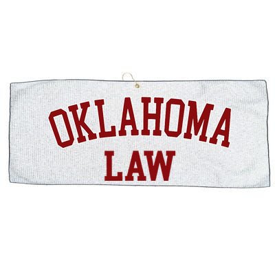 Oklahoma Law Oklahoma Bar Graduate Large Microfiber Waffle Golf Towel
