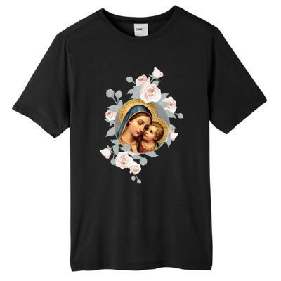 Our Lady Of Good Remedy Blessed Mother Mary Art Catholic Cute Gift Tall Fusion ChromaSoft Performance T-Shirt