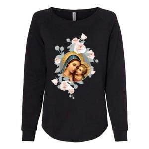 Our Lady Of Good Remedy Blessed Mother Mary Art Catholic Cute Gift Womens California Wash Sweatshirt