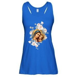 Our Lady Of Good Remedy Blessed Mother Mary Art Catholic Cute Gift Ladies Essential Flowy Tank